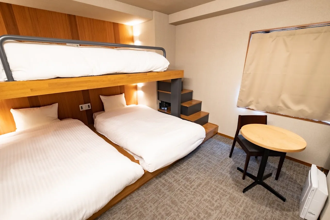 앤드 호텔 하카타 4인 패밀리룸 2층 침대 | &HOTEL HAKATA family room